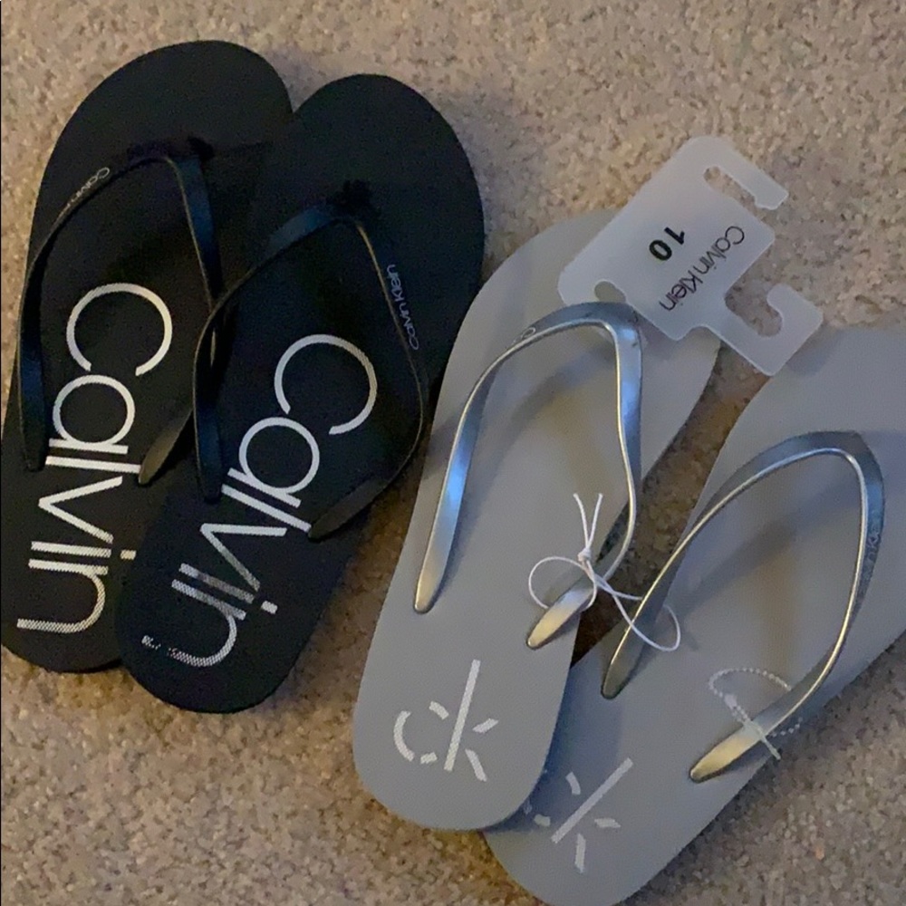 2 Pairs  Calvin Klein Sandals